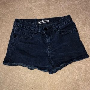 Roxy Dark Wash Denim Shorts
